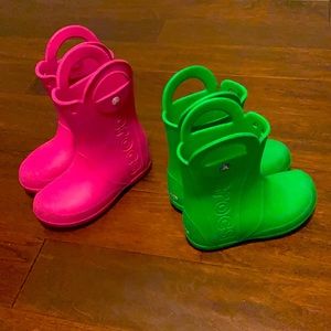 Sibling Crock Rain Boots